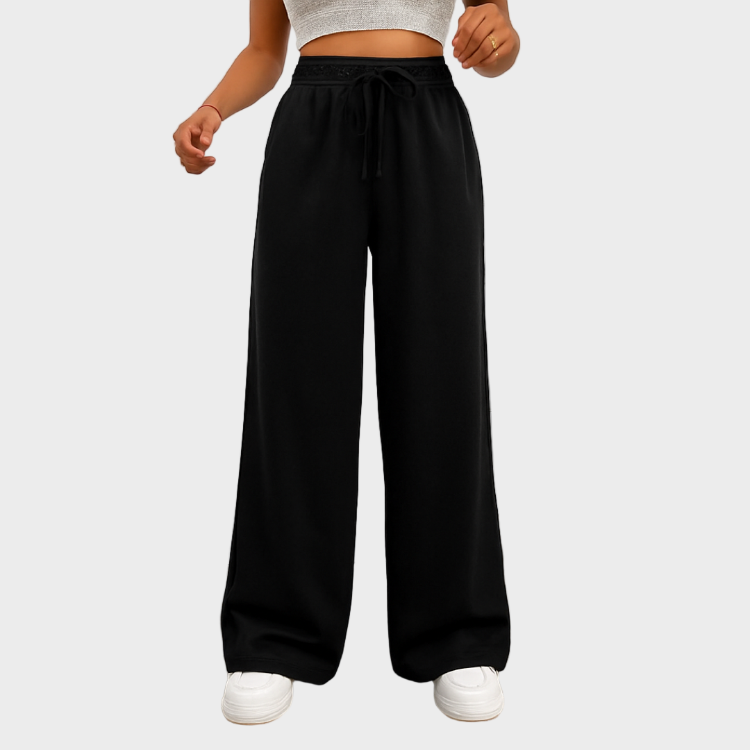 Mirela – Udobne Mekane Hlače Širokog Kroja