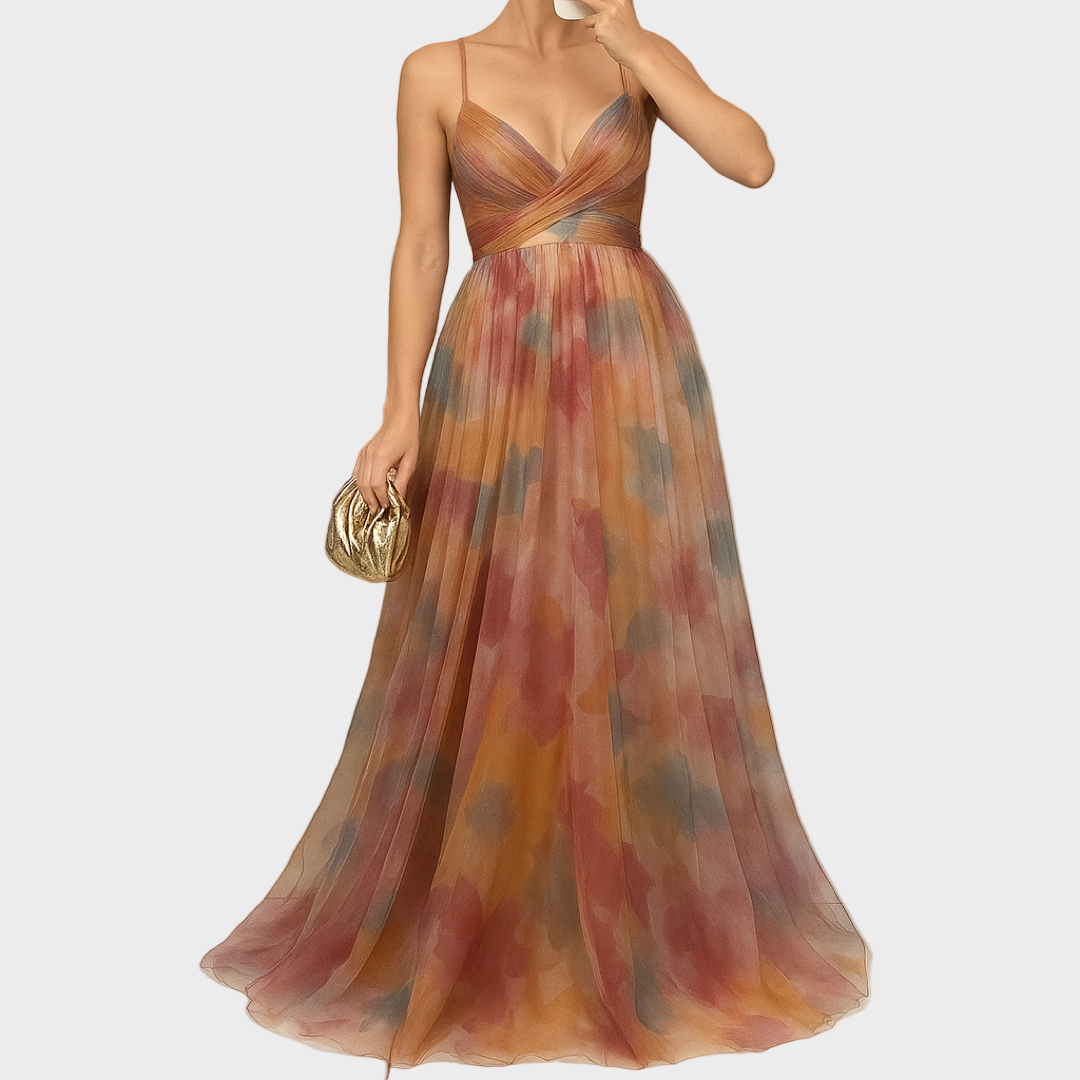 Antonija – Til Haljina S Drapiranim Izrezom