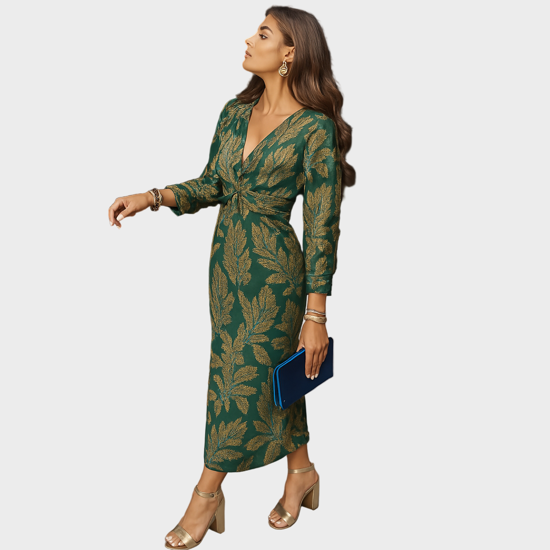 Jelena – Retro Haljina S Printom