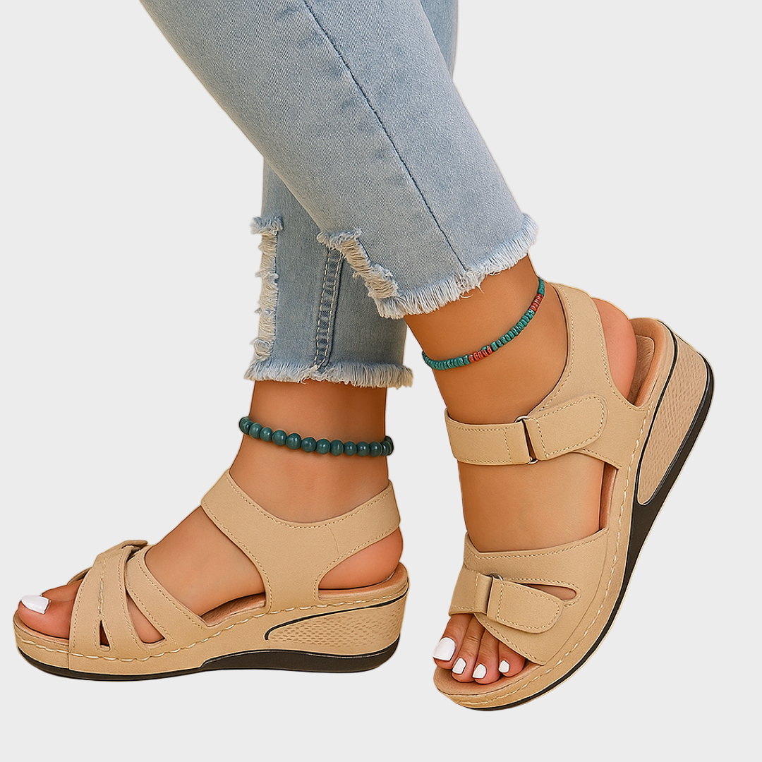 Matea – Kožne Sandale S Platformom