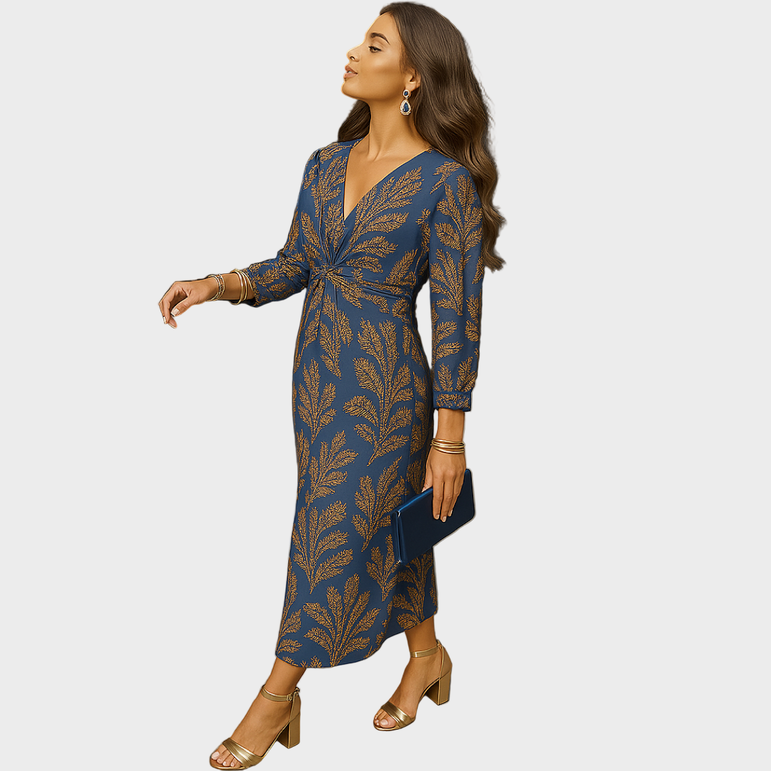 Jelena – Retro Haljina S Printom