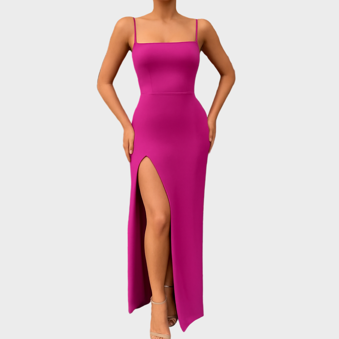 Ivana – Elegantna Svilena Večernja Haljina