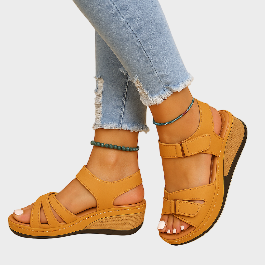 Matea – Kožne Sandale S Platformom