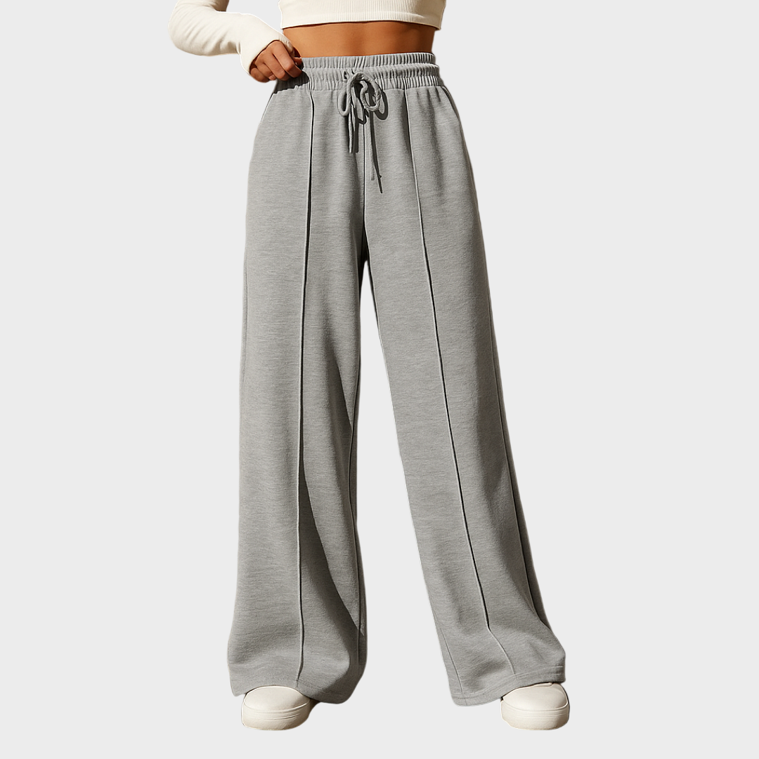 Mirela – Udobne Mekane Hlače Širokog Kroja