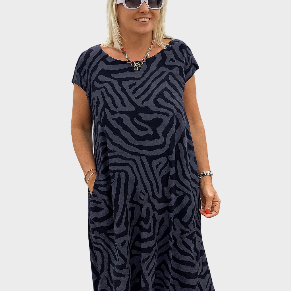 Ana – Midi Haljina Safari Chic