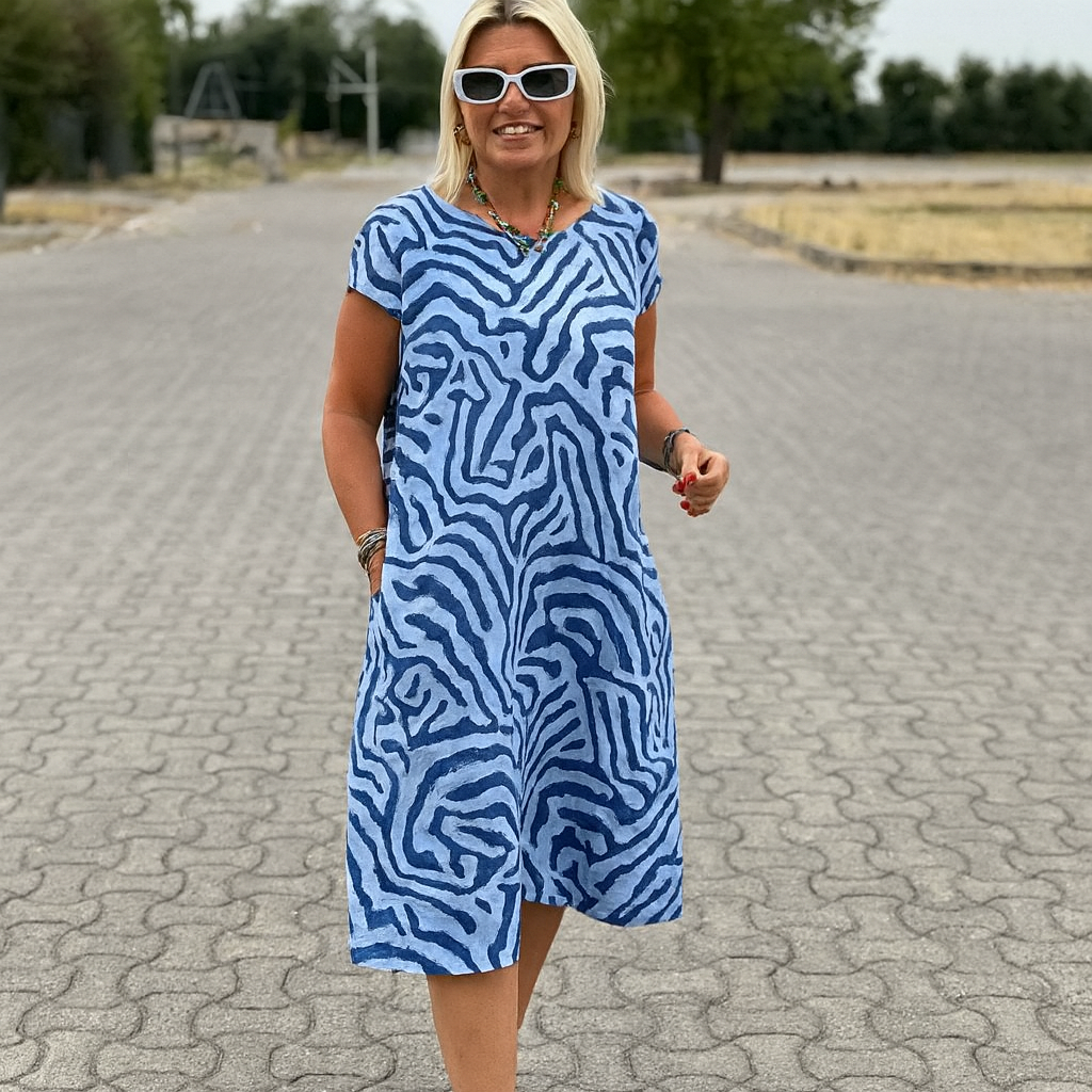 Ana – Midi Haljina Safari Chic