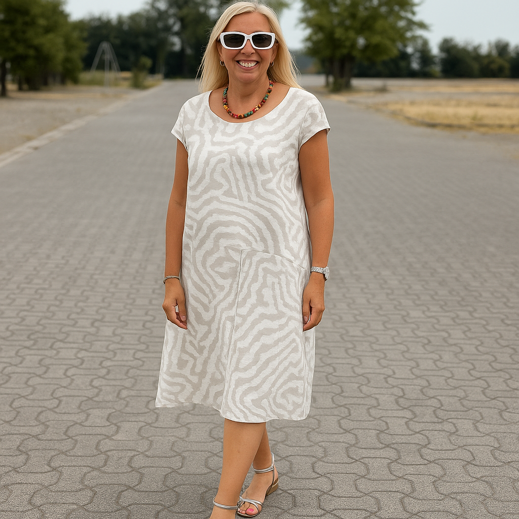 Ana – Midi Haljina Safari Chic