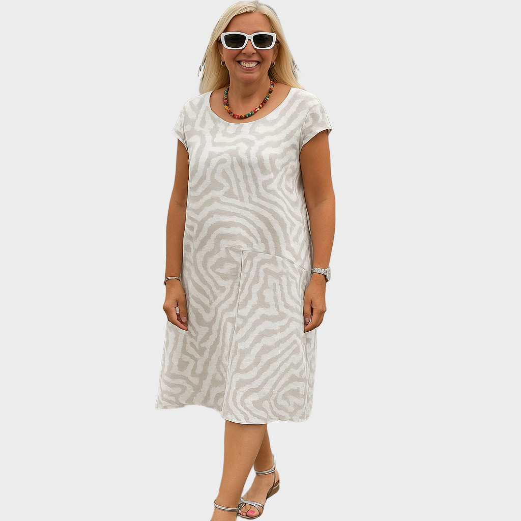 Ana – Midi Haljina Safari Chic