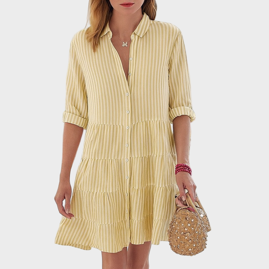 Anja – Košulja Sa Koralnim Prugama