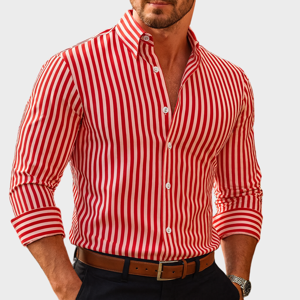 Andrija – Elegantna Prugasta Košulja