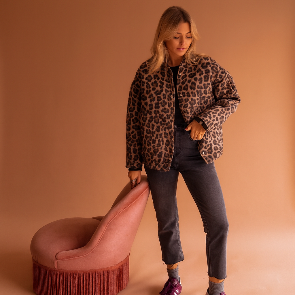 Ena – Jakna s leopard uzorkom