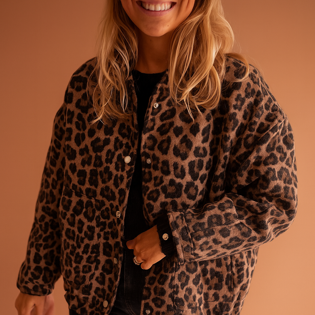 Ena – Jakna s leopard uzorkom
