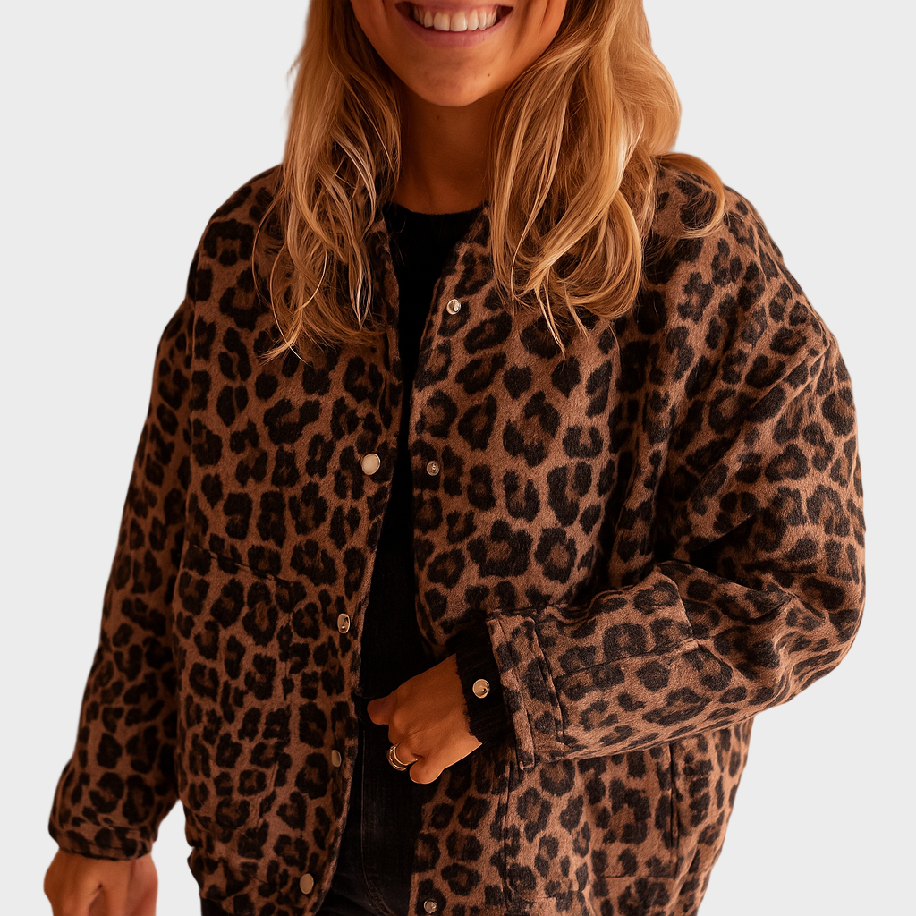 Ena – Jakna s leopard uzorkom