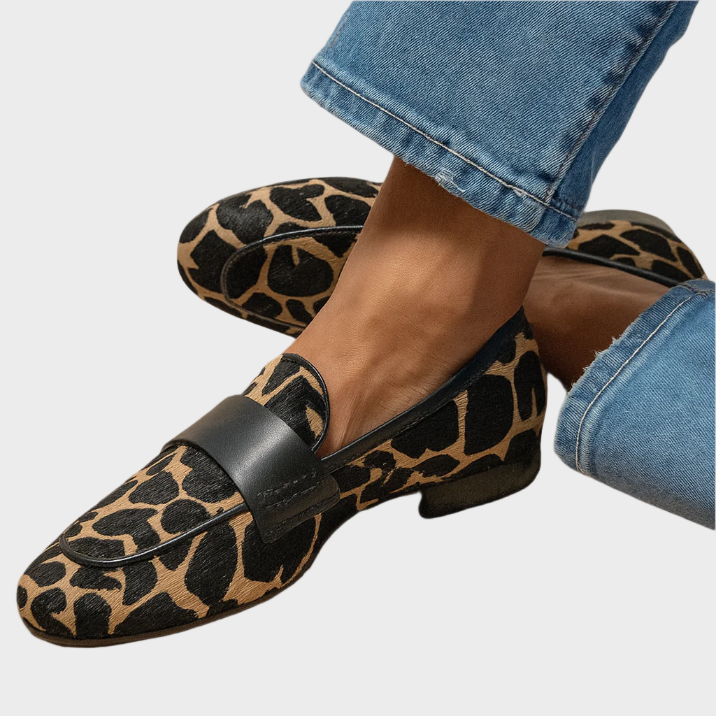 Klara – Mokasine S Uzorkom Žirafe