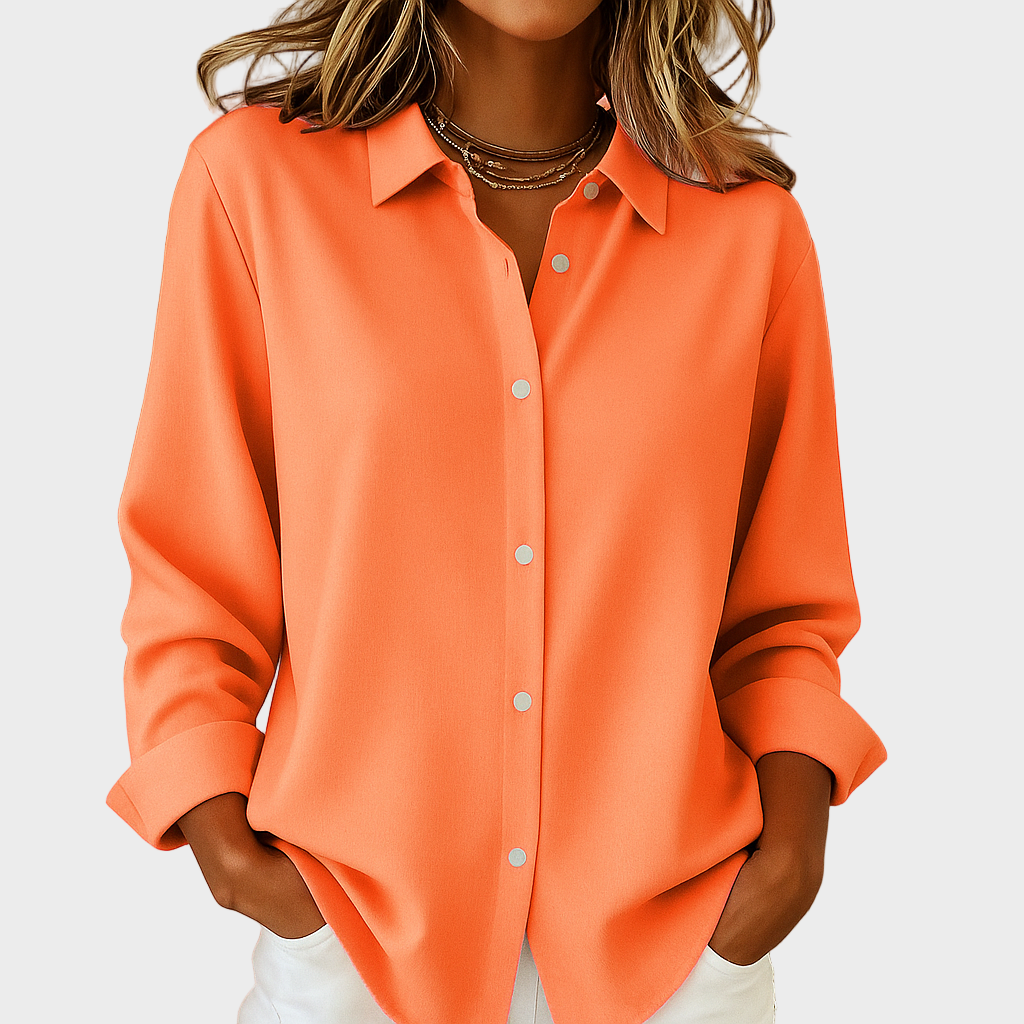 Sara – Klasična Košulja s Dugim Rukavima