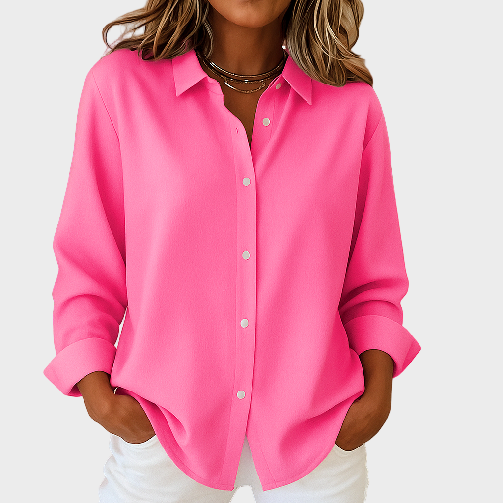 Sara – Klasična Košulja s Dugim Rukavima