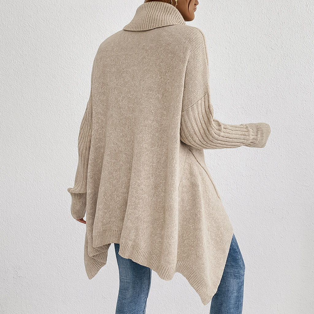 Tina – Udobna Oversized Dolčevita