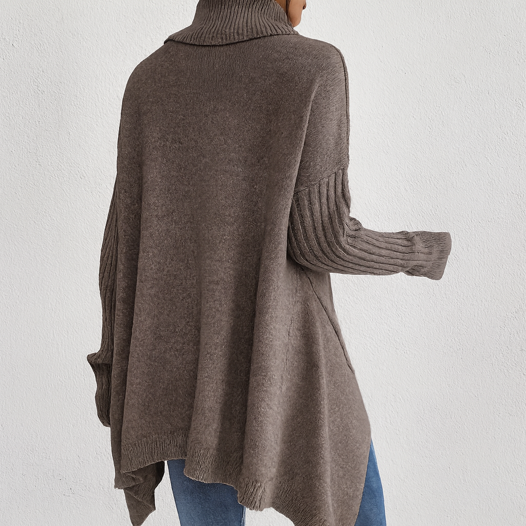 Tina – Udobna Oversized Dolčevita