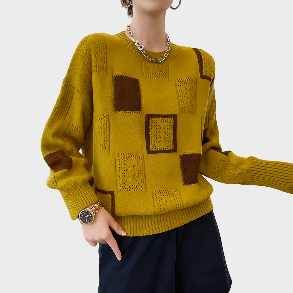 Ema – Elegantni Pleteni Pulover
