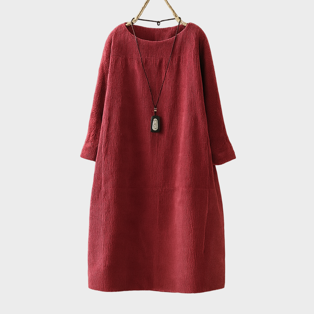 Sonja – Ležerna Lanena Haljina Prozračna