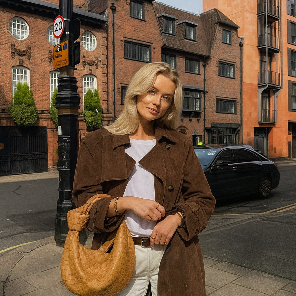 Nevena – Suede Kaput