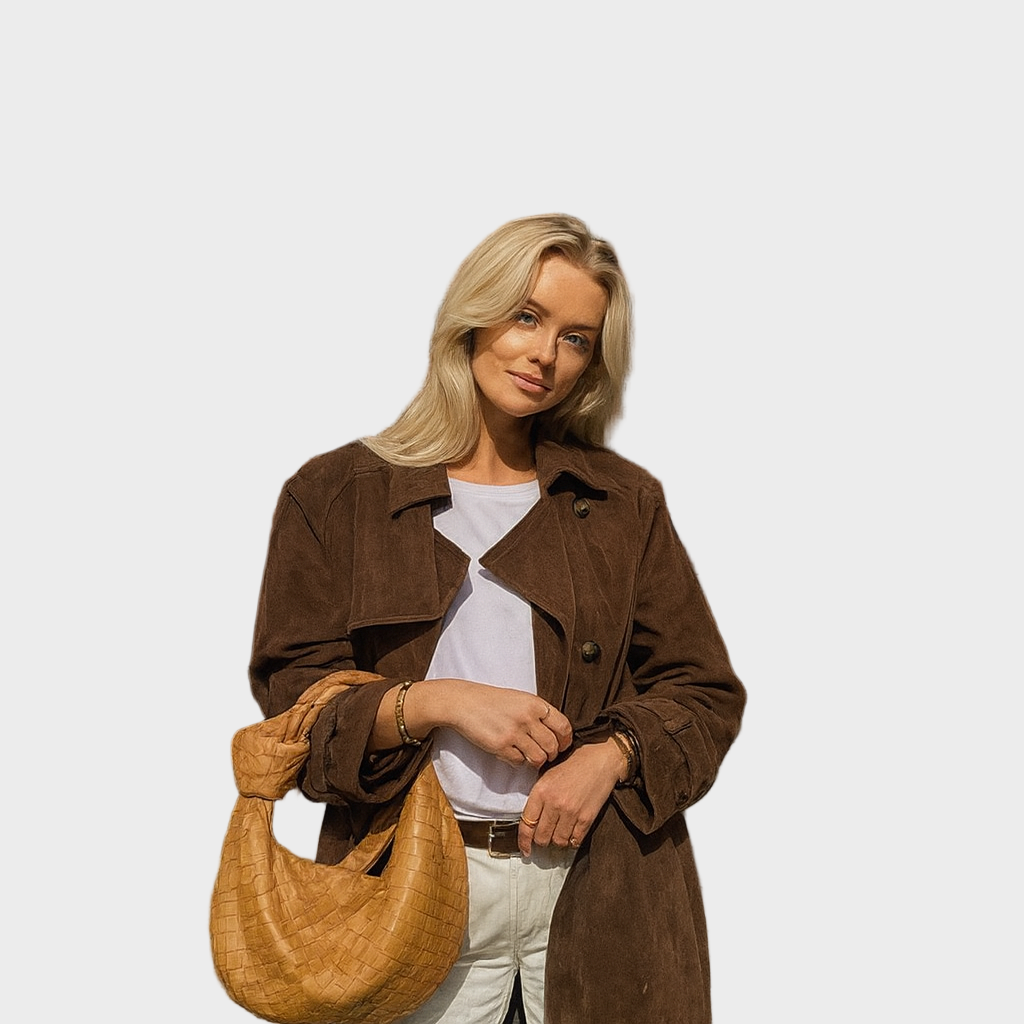 Nevena – Suede Kaput