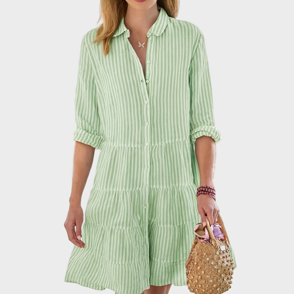 Anja – Košulja Sa Koralnim Prugama