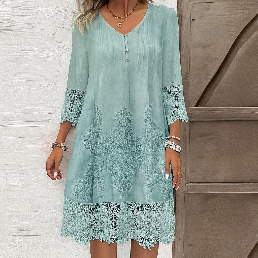 Dorotea – Boemska Čipasta Haljina Vintage