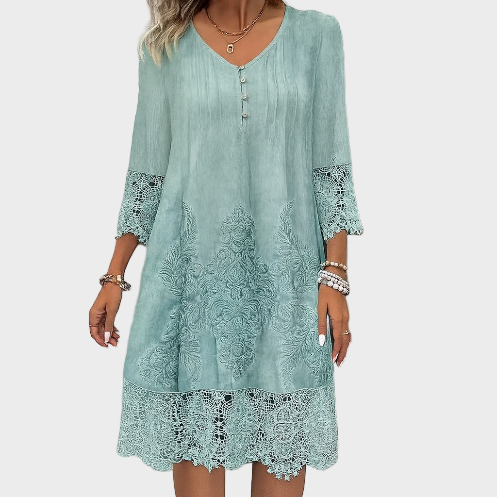 Dorotea – Boemska Čipasta Haljina Vintage