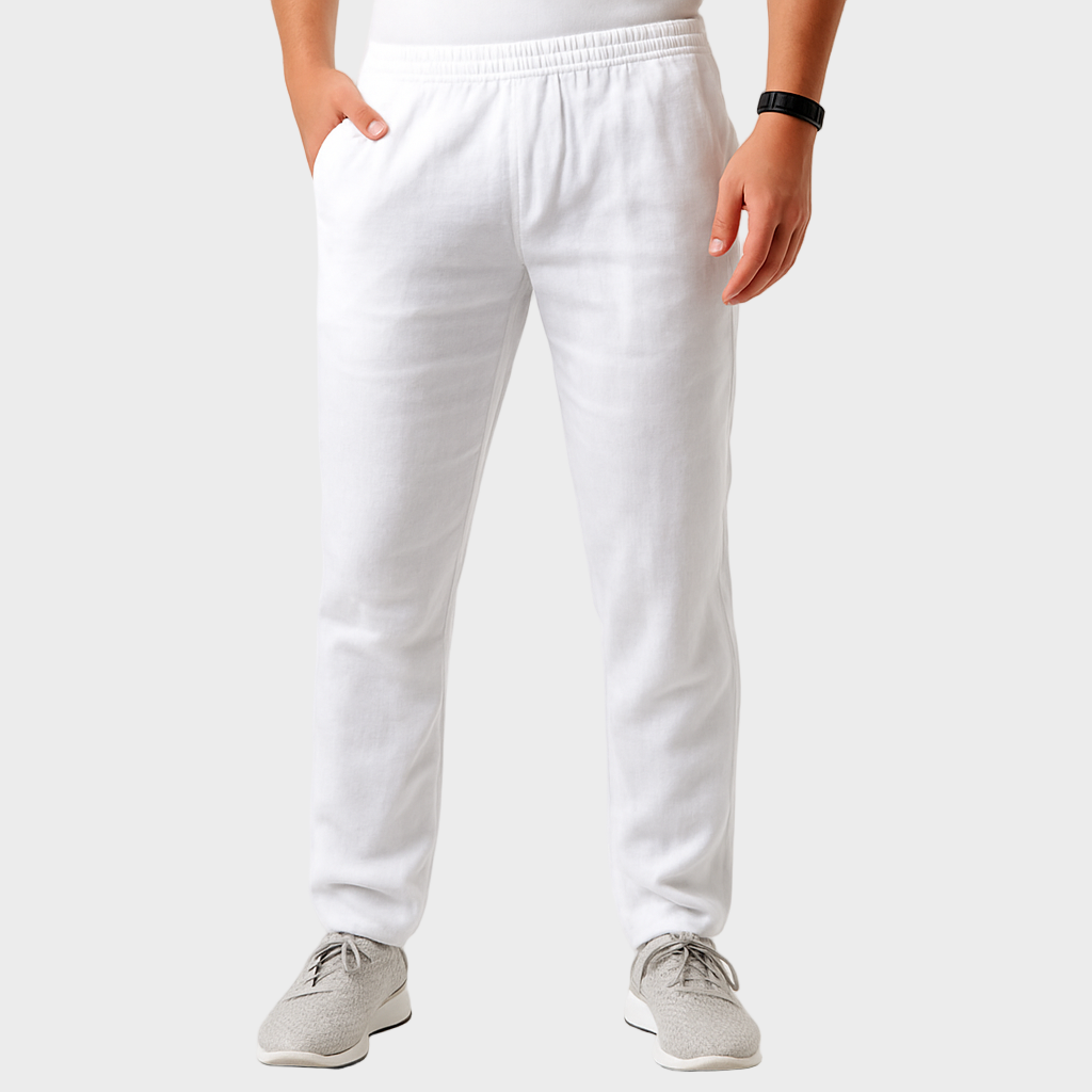 Viktor – Lanene Hlače Prozračne Elegantne