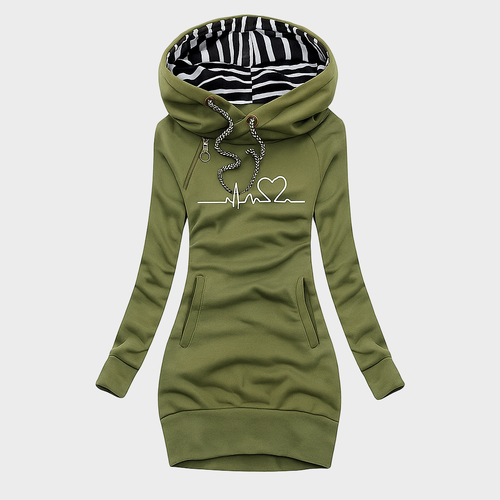 Elena – Sportska Haljina s Kapuljačom