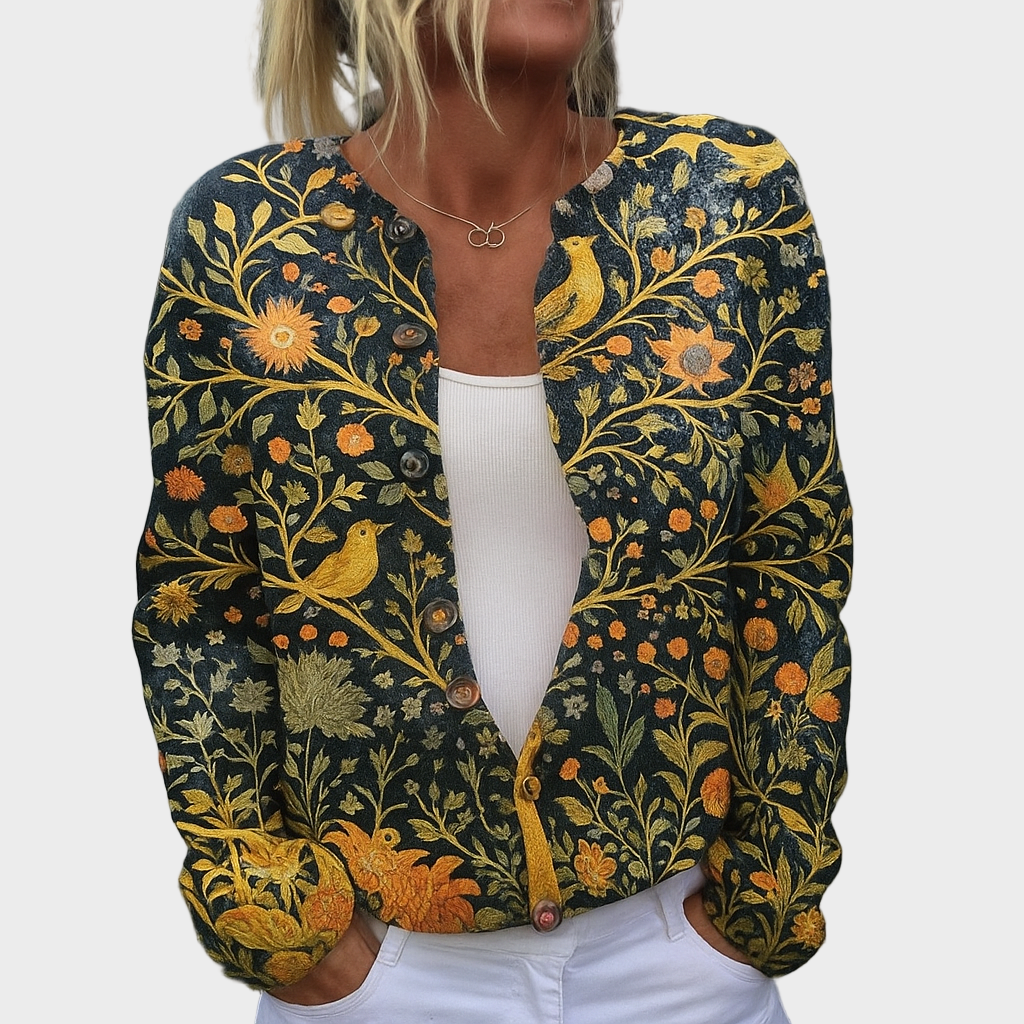 Mila – Elegantni Pleteni Kardigan