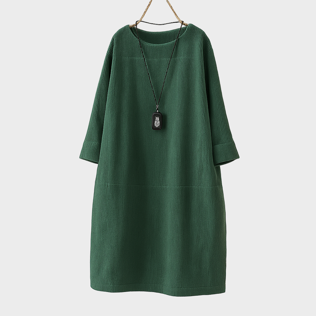 Sonja – Ležerna Lanena Haljina Prozračna