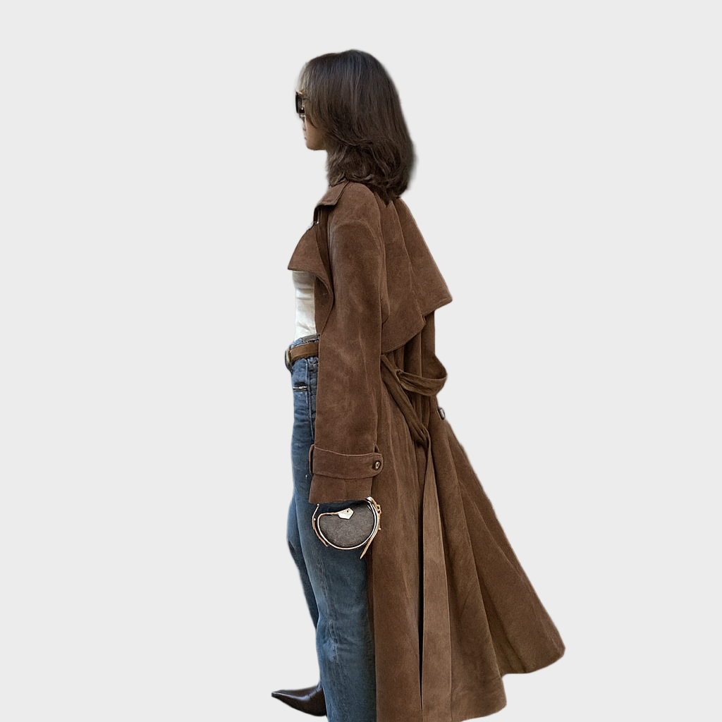 Nevena – Suede Kaput