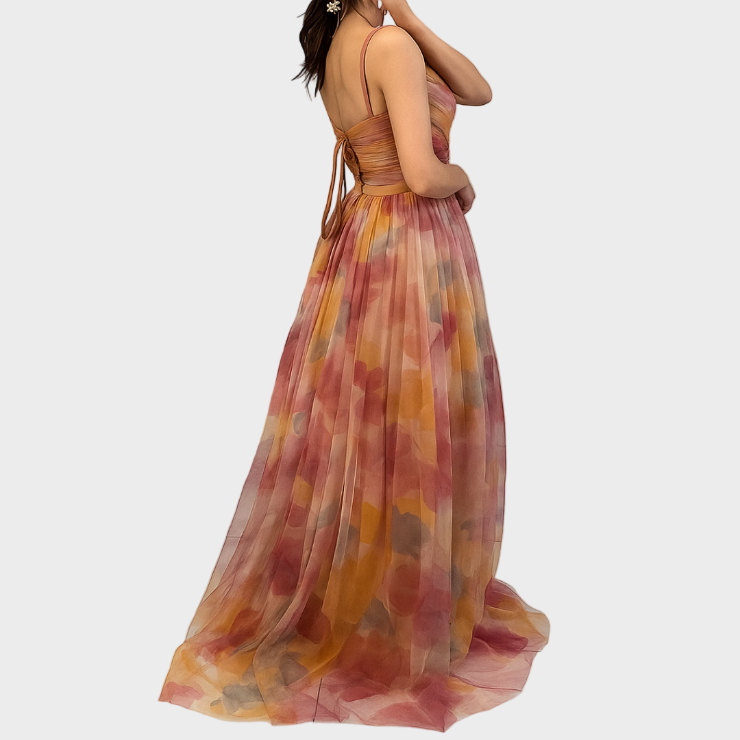 Antonija – Til Haljina S Drapiranim Izrezom