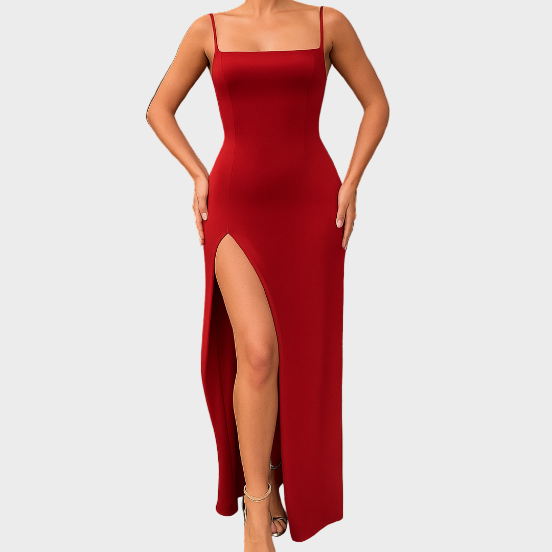 Ivana – Elegantna Svilena Večernja Haljina