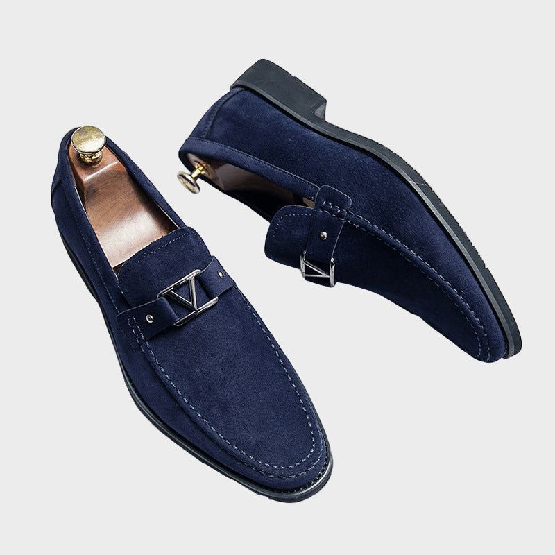 Leon – Crne kožne mokasice