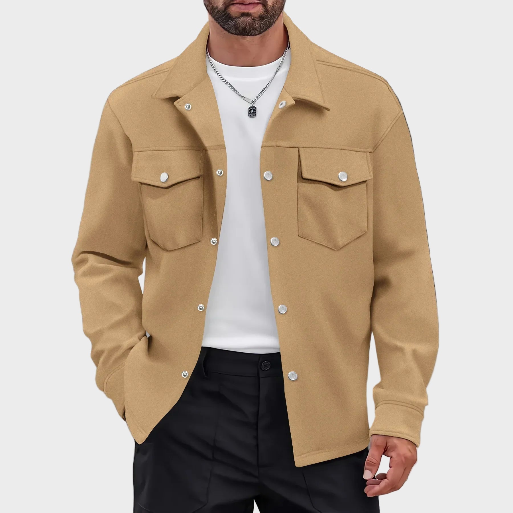 Matej – Bež Pamučna Košulja