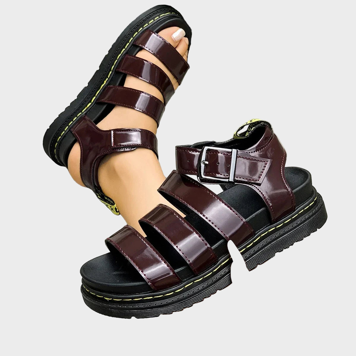 Mara – Elegantne gladiatorske kožne sandale