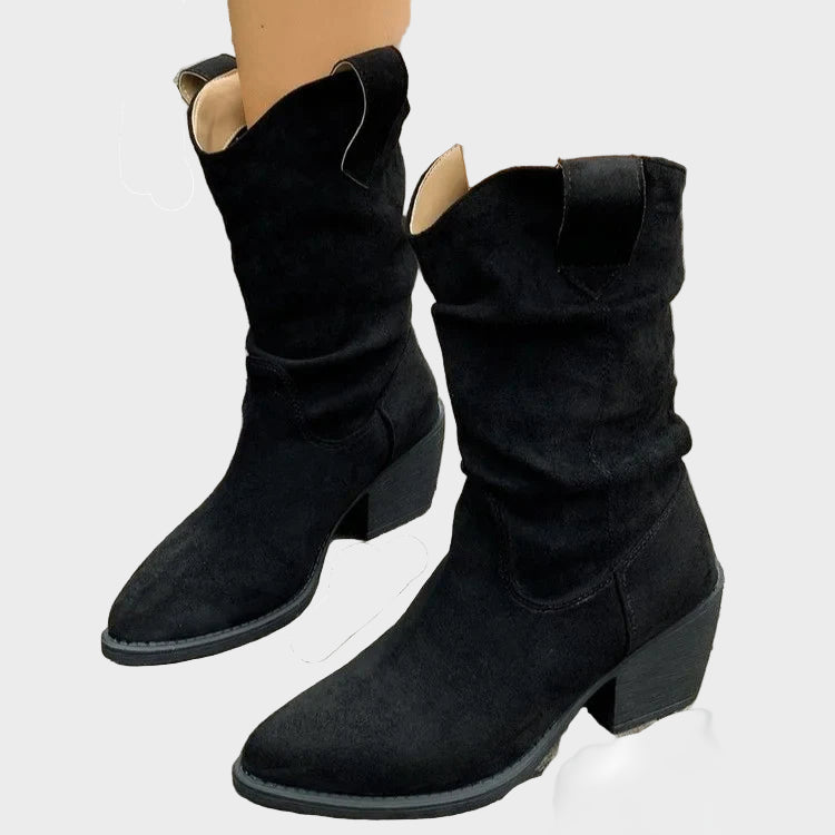 Karmen – Elegantne Nubuk Čizme