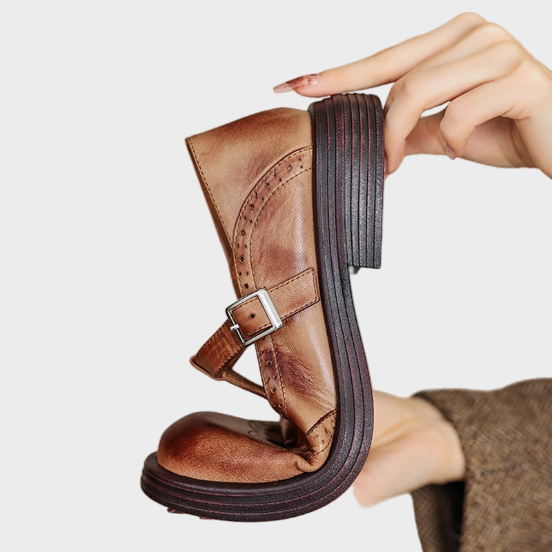 Maja – Klasične Mary Jane Sjajne Cipele