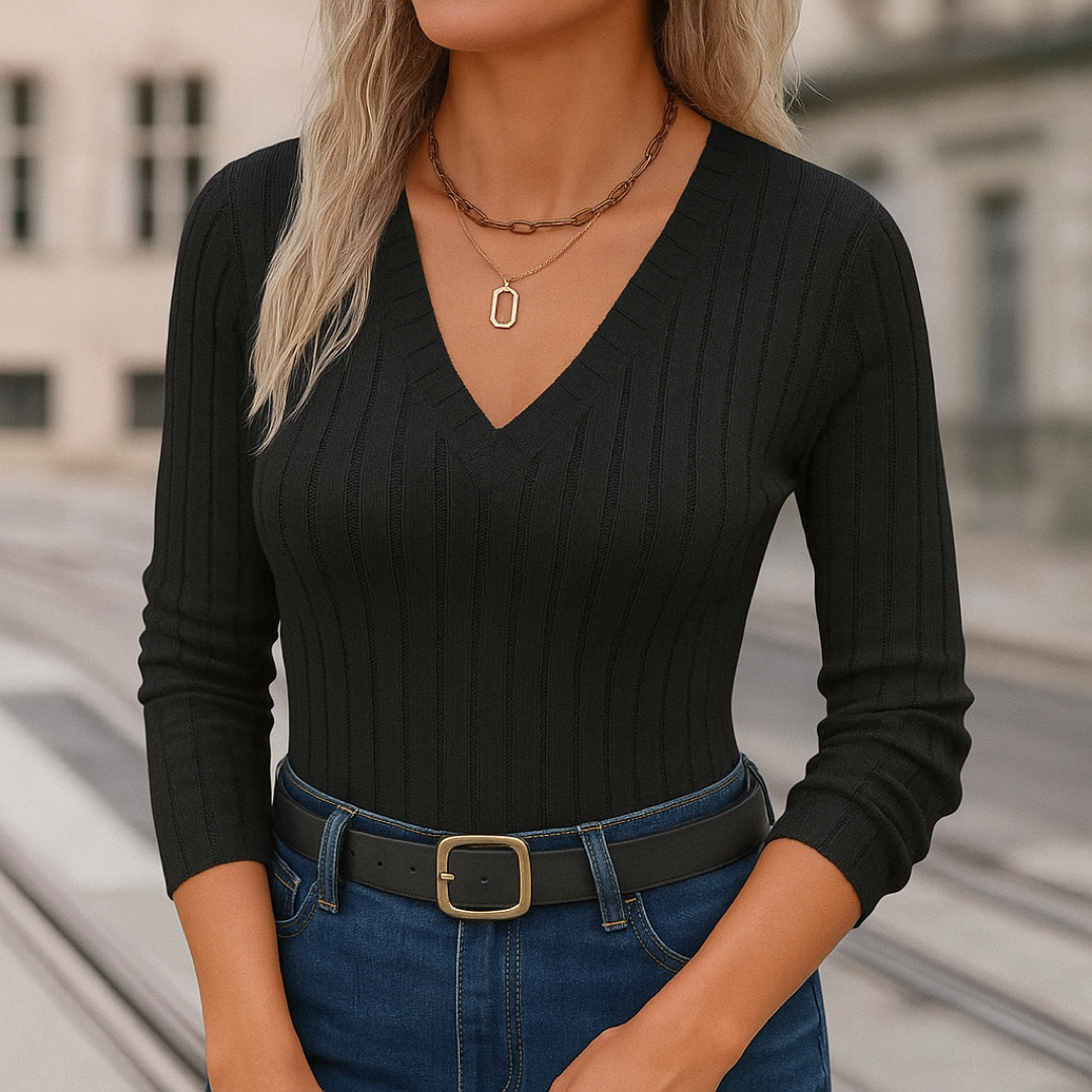 Nina – Elegantni Mekani Pleteni Pulover