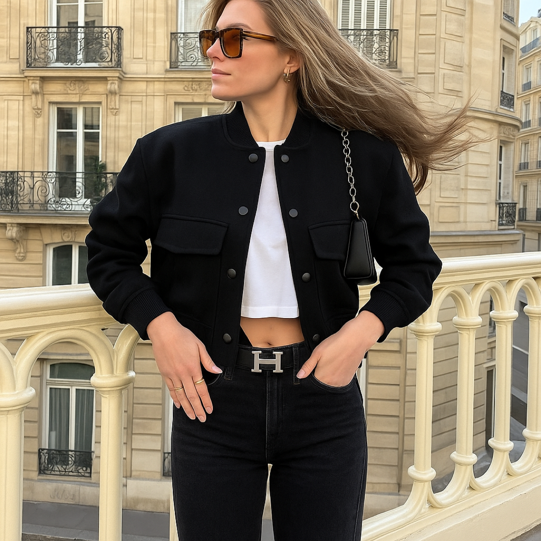 Ema – Lagana Kremasta Bomber Jakna