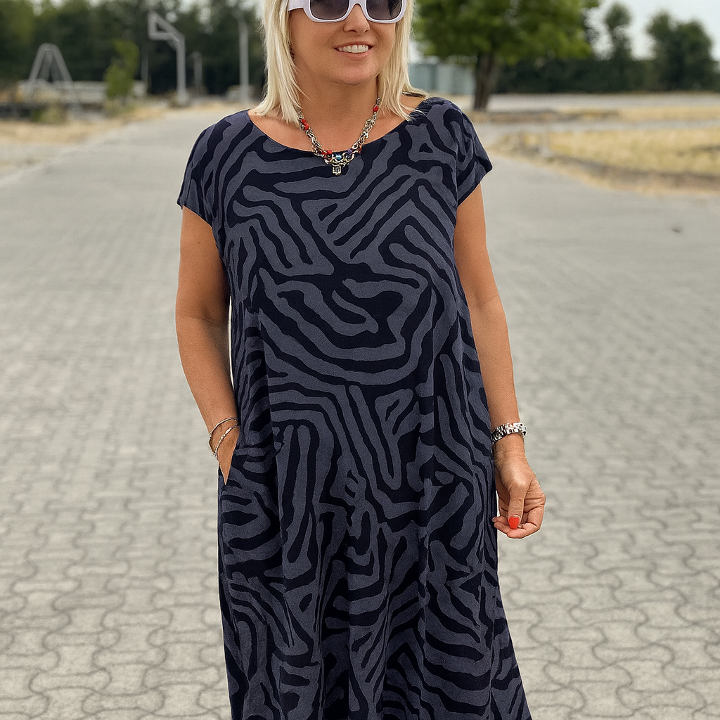 Ana – Midi Haljina Safari Chic