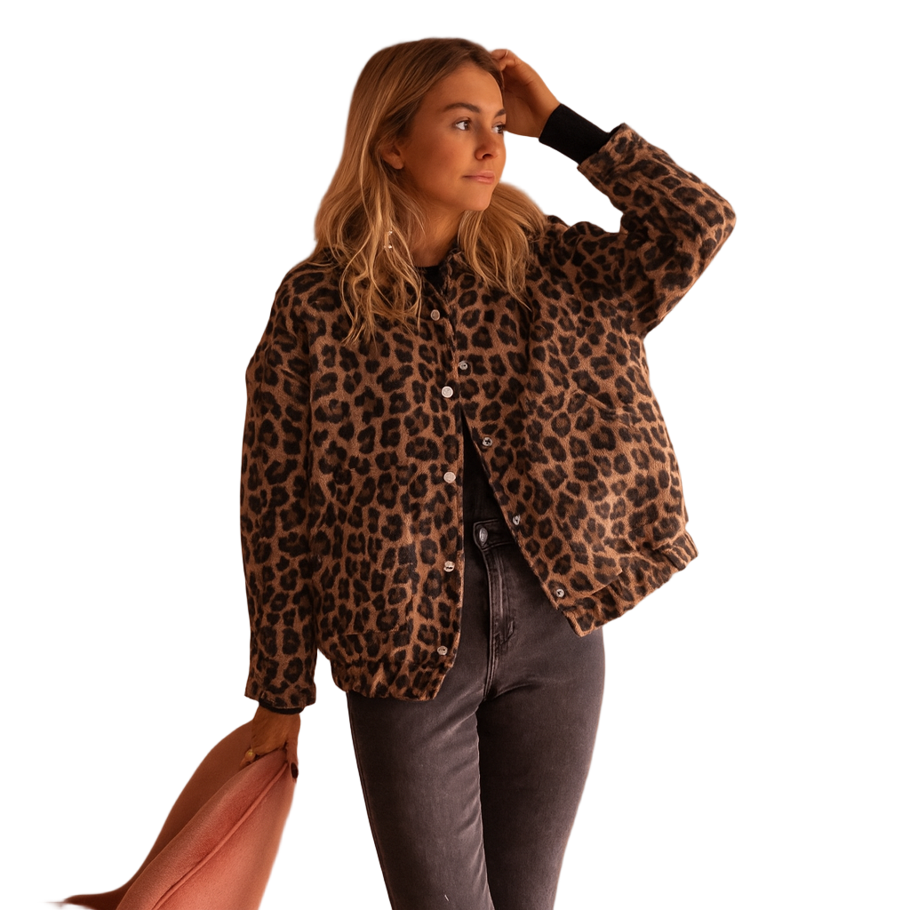 Ena – Jakna s leopard uzorkom