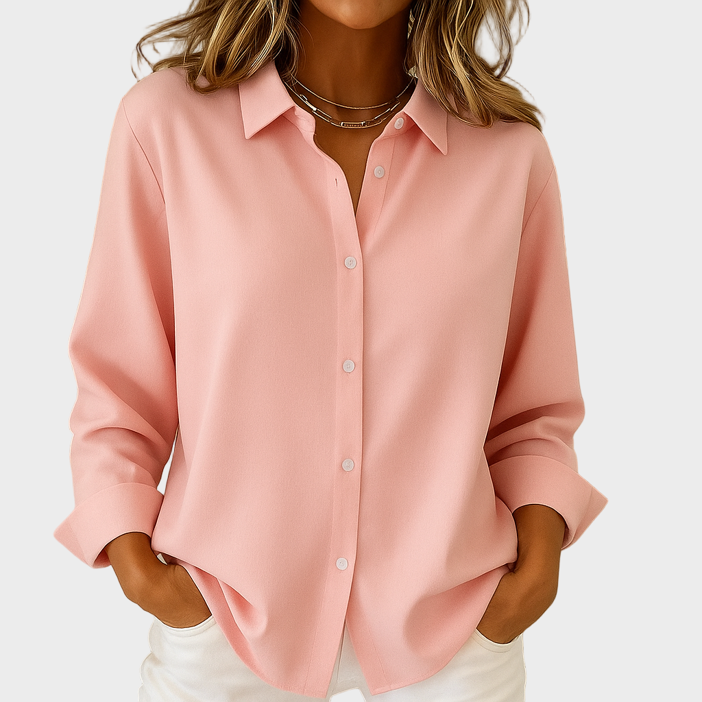 Sara – Klasična Košulja s Dugim Rukavima