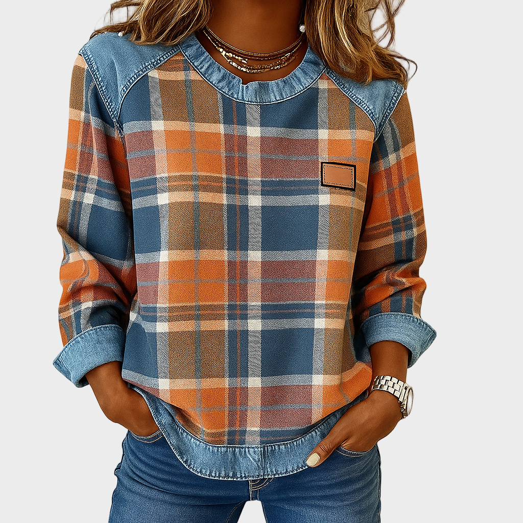 Elina – Karirana Ležerna Bluza