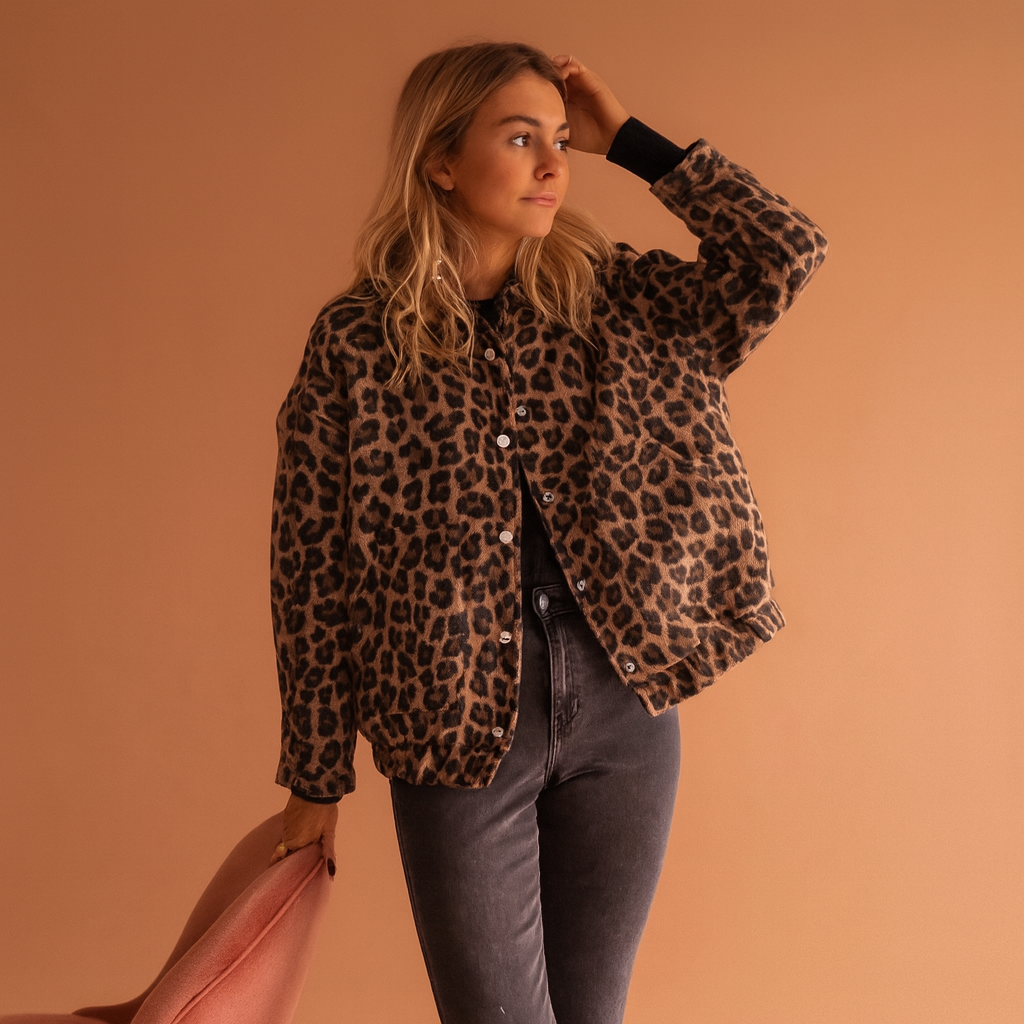Ena – Jakna s leopard uzorkom