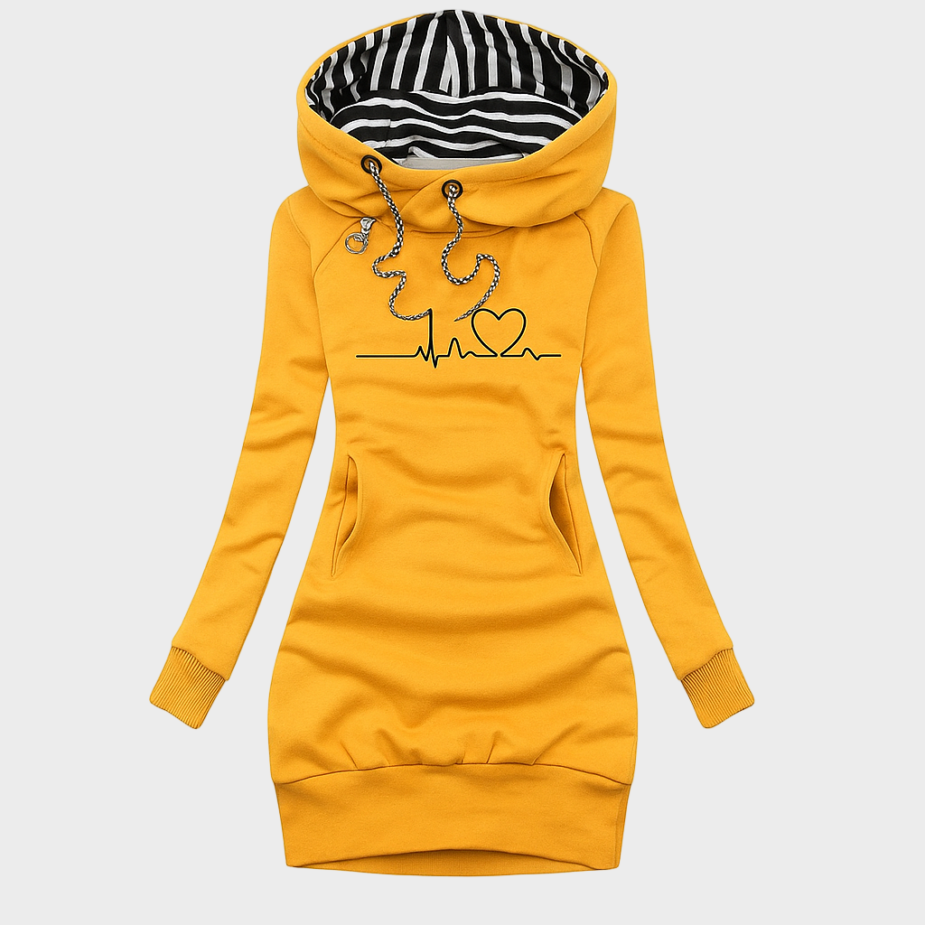 Elena – Sportska Haljina s Kapuljačom