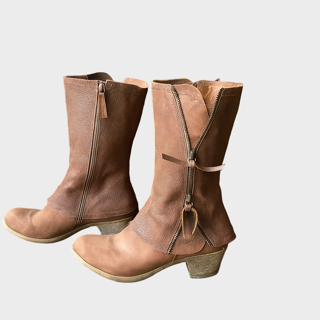 Iva – Ortopedske Kožne Čizme do Polovice Lista